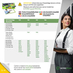 2 - PACK 2.5" Hard Drive Caddy - Dell Poweredge 0DXD9H Compatible - WORKDONE.EUROPE