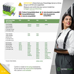 4 - PACK 3.5" Hard Drive Caddy - Dell Poweredge WH5D2 0Y796F 0X7K8W Compatible - WORKDONE.EUROPE