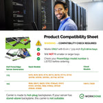 E3.S NVMe Drive Caddy 4 - Pack – 8 cm EDSFF Hot - Plug Carriers paraPowerEdge  Dell PowerEdge - WORKDONE.EUROPE