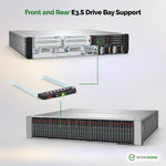 WORKDONE .S soporte delantero y trasero del carro de unidades, vista lateral – Europa