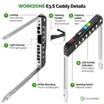 WORKDONE .S drive caddy: descripción completa del producto – Europa