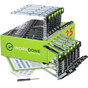 WORKDONE 12er-Pack - 2,5-Zoll-Festplatten-Caddy R840 R940 R940xa für Dell PowerEdge  Server