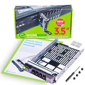 WORKDONE 3.5-inch Drive Carrier F238F per Dell PowerEdge  Servers