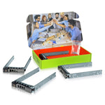 4 - PACK 2.5" Hard Drive Caddy - Dell Poweredge 0G176J Compatible - WORKDONE.EUROPE