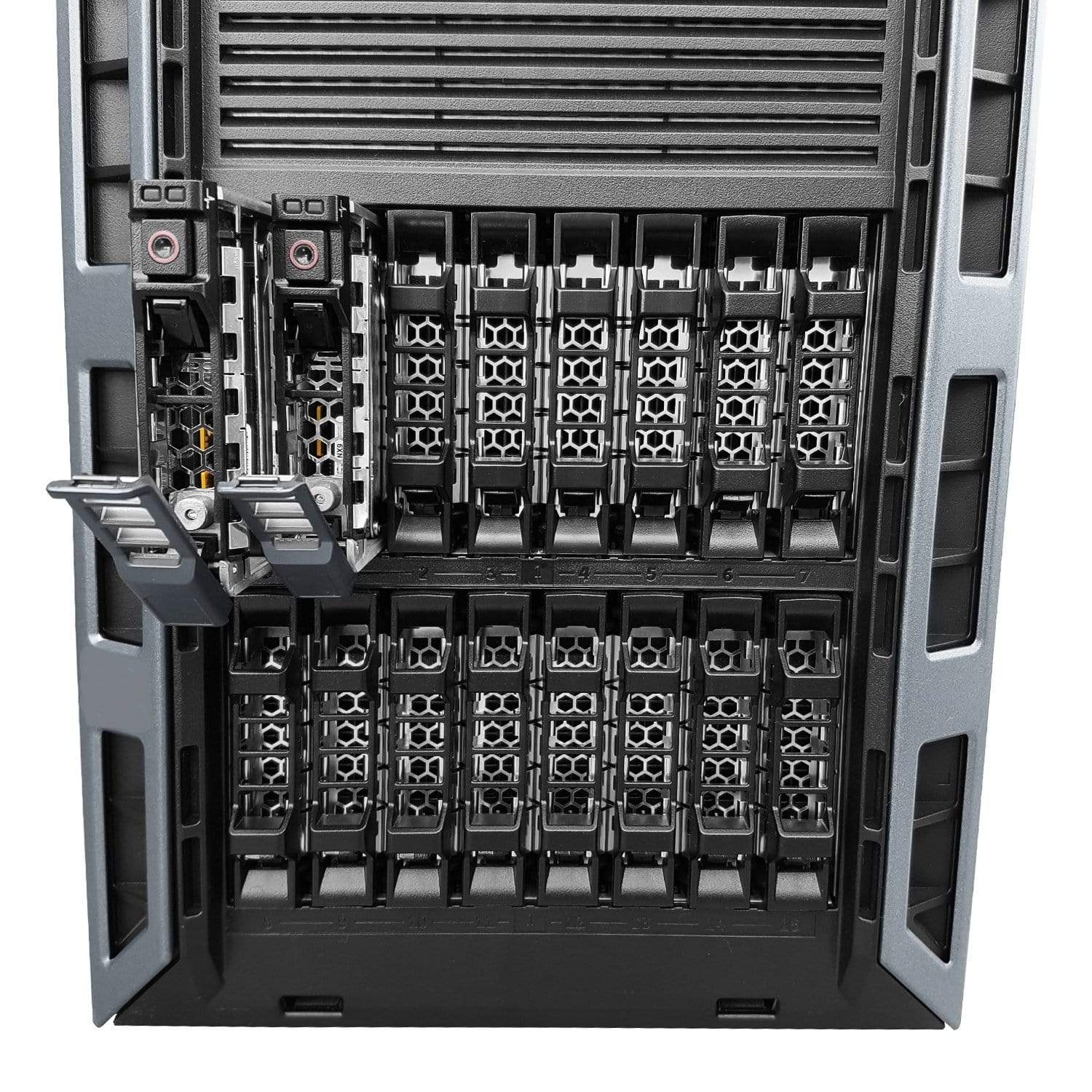 WORKDONE 4er-Pack 8FKXC Kompatibler 2,5-Zoll-Caddy für Dell PowerEdge  Server