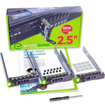 WORKDONE G176J  Kompatibler 2,5-Zoll-Festplatten-Caddy 3er-Pack